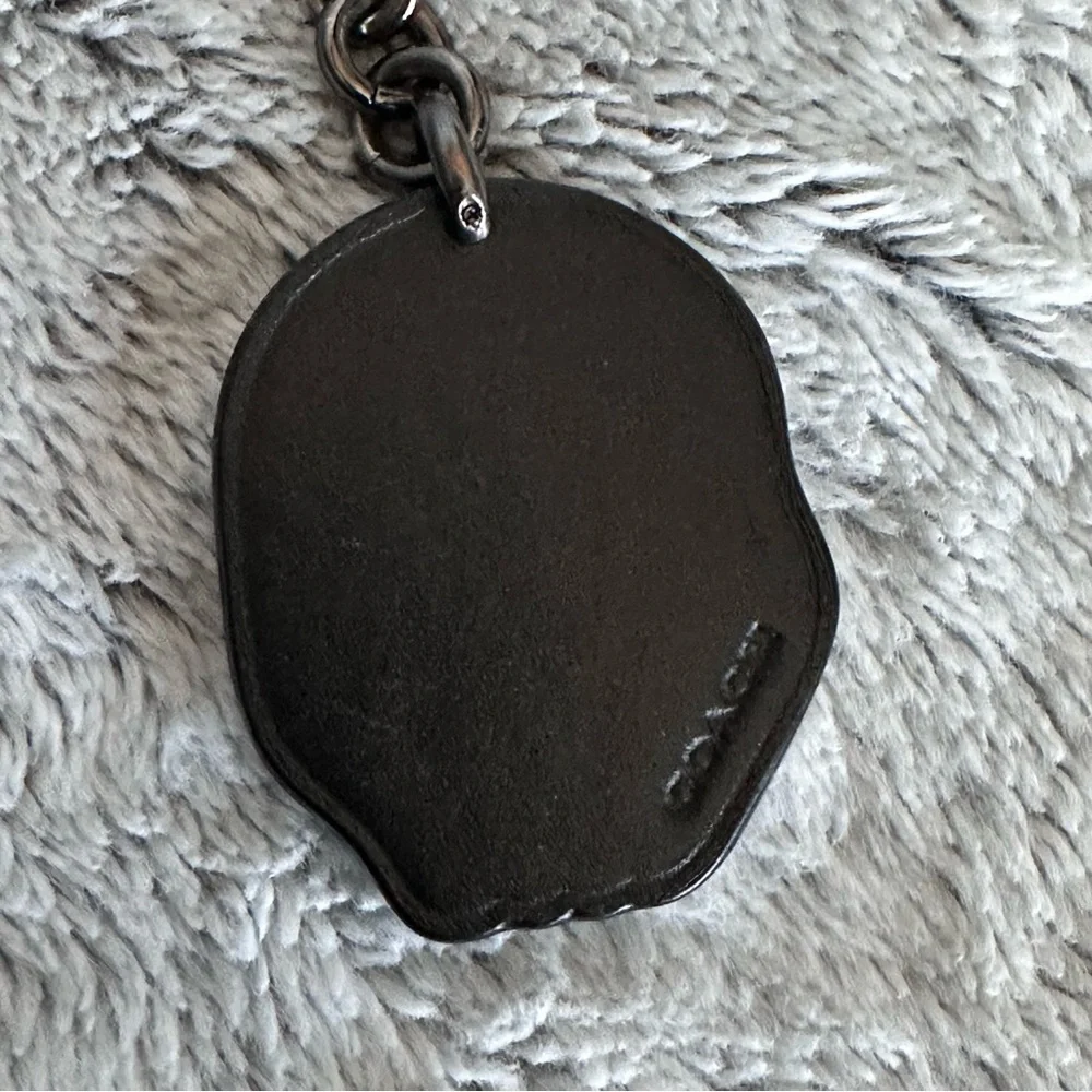 Coach Embroidered Skull Keychain Fob - Picture 5 of 11